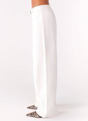 Texas Low Rise Denim Jeans - White
