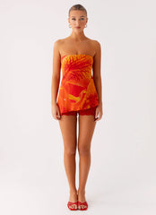 Over The Horizon Asymetrical Top - Serene Orange