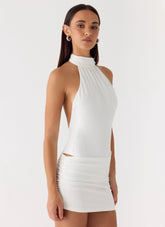 On My Way Mini Dress - White