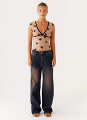 Rocca Top - Nude