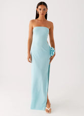 Fenway Strapless Maxi Dress - Mint