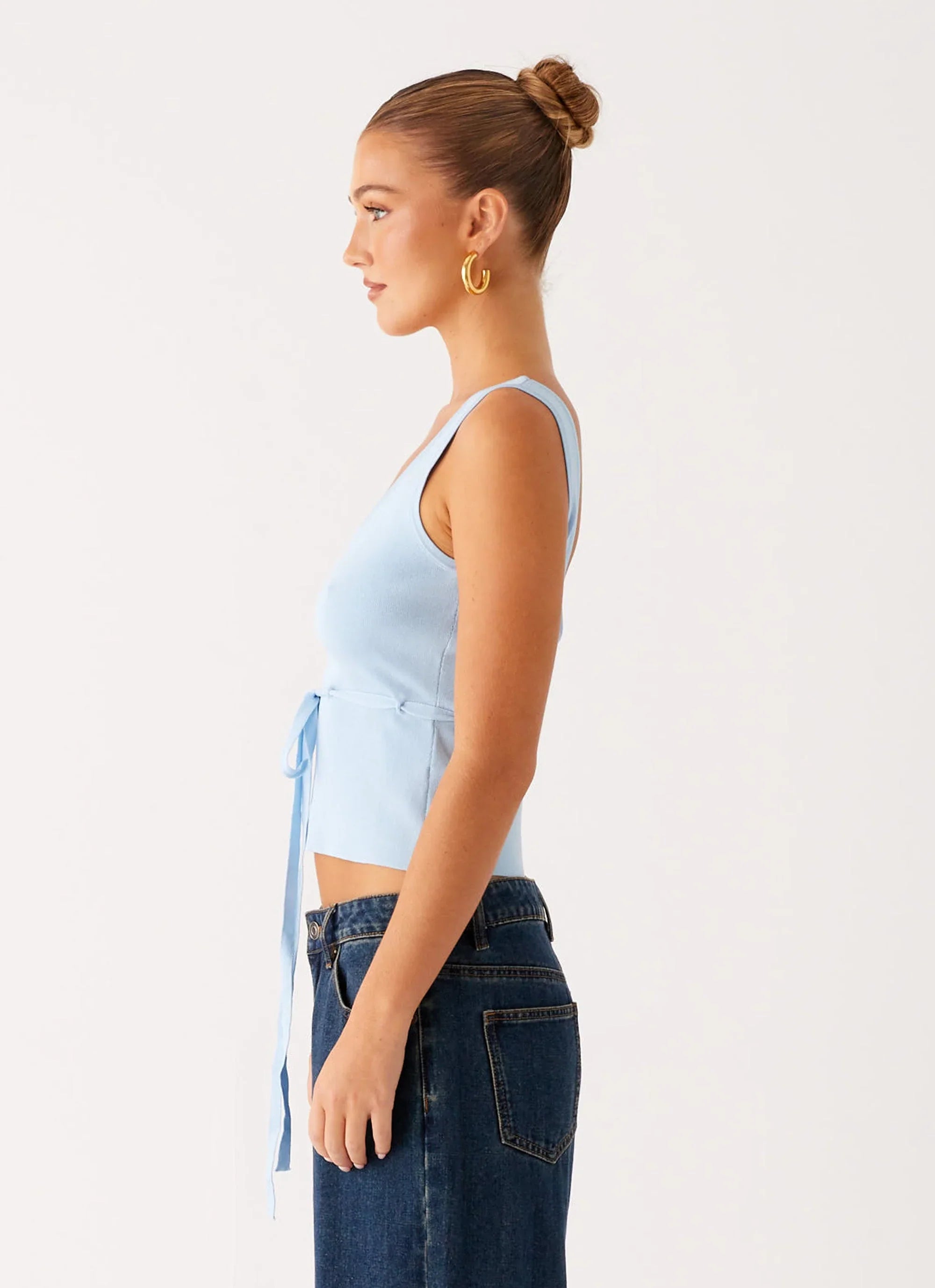 Macall Knit Tank - Blue