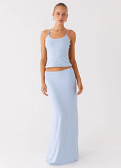 Garrix Bead Cami Top - Baby Blue