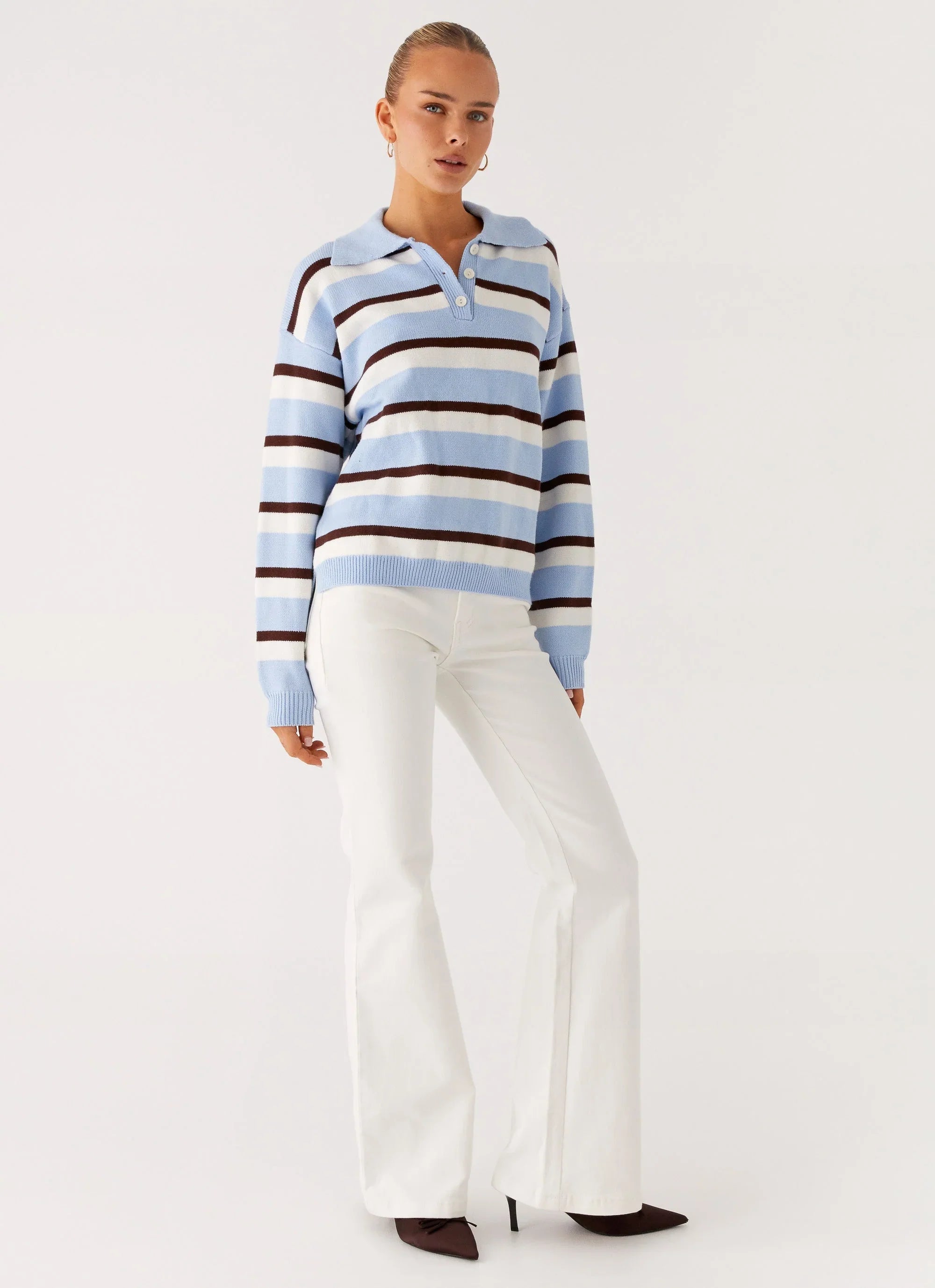 Aldo Bootleg Jeans - White