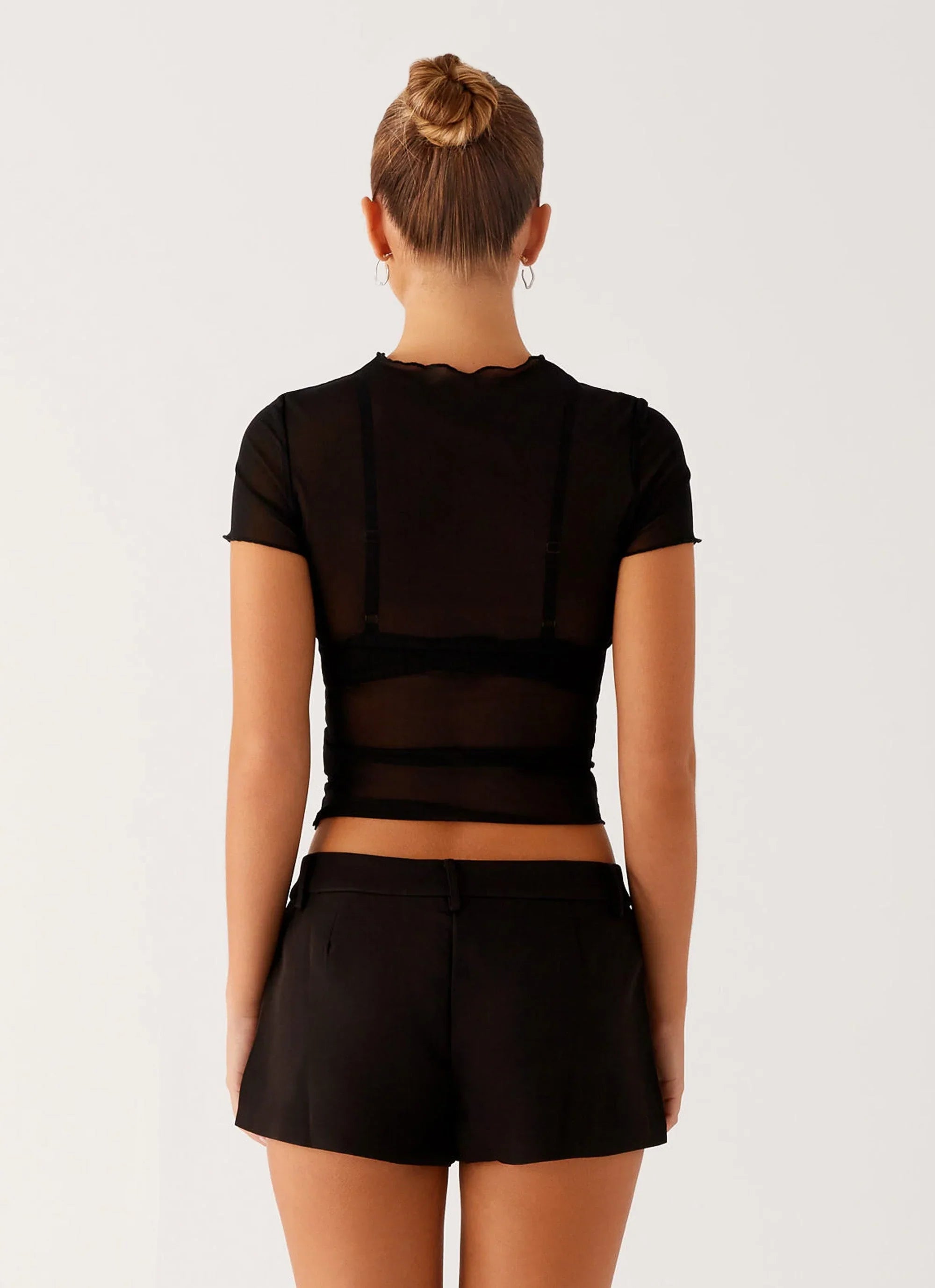 Dalton Mesh T-Shirt - Black